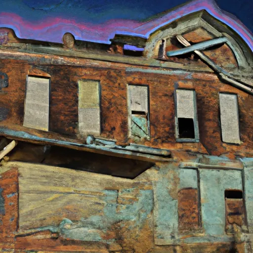 Bild av förfallen byggnad