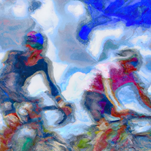 Bild av cykelåkare