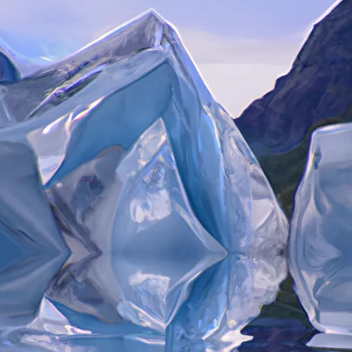 Bild av gletscher