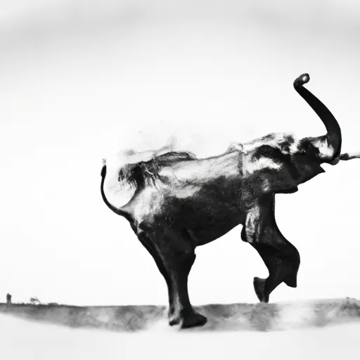 Bild av elefantinhopp