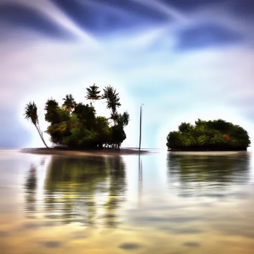 Bild av atollsjö