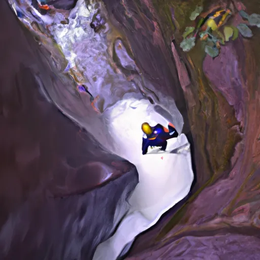 Bild av canyoning