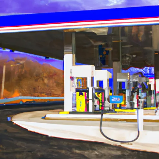 Bild av bensinmack