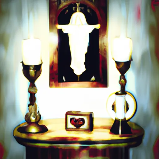 Bild av altare