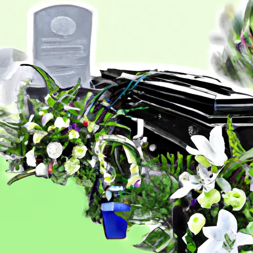 Bild av begravning