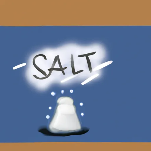 Bild av göra något salt
