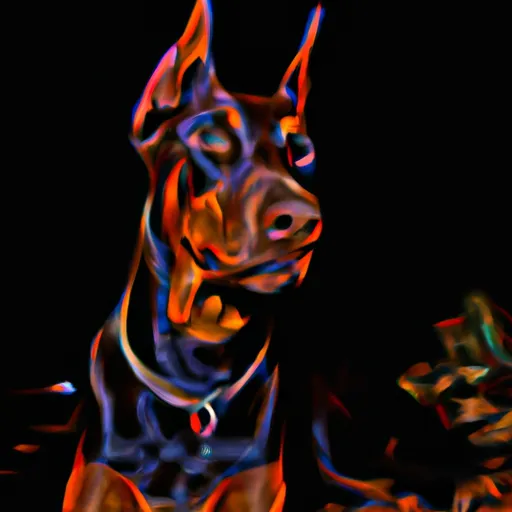 Bild av dobermann