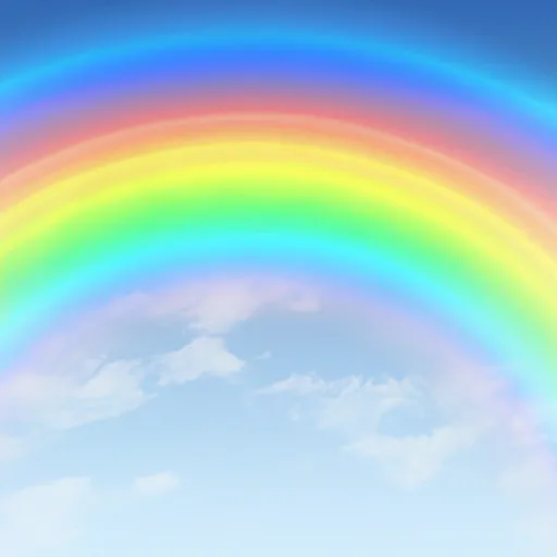 Bild av färgbåge på himlen