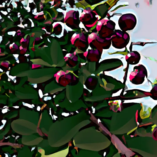 Bild av getbärsträd