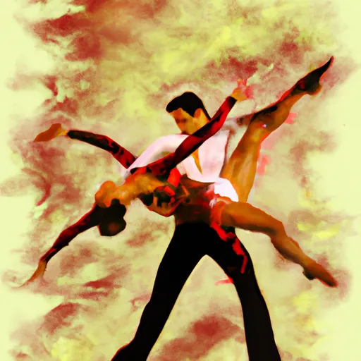 Bild av akrobatisk sällskapsdans