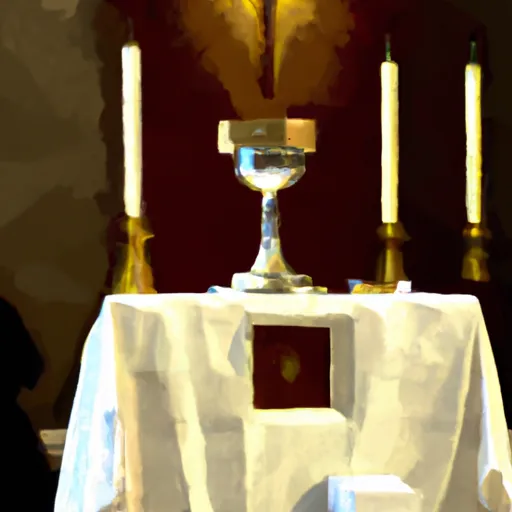 Bild av altarets sakrament