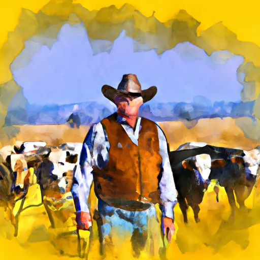 Bild av amerikansk boskapsskötare