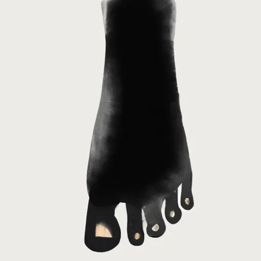 Bild av en black om foten