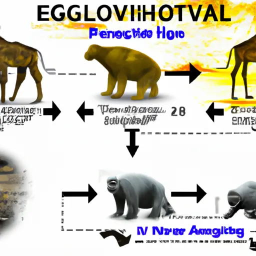 Bild av evolutionslära