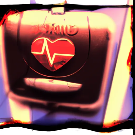 Bild av defibrillator