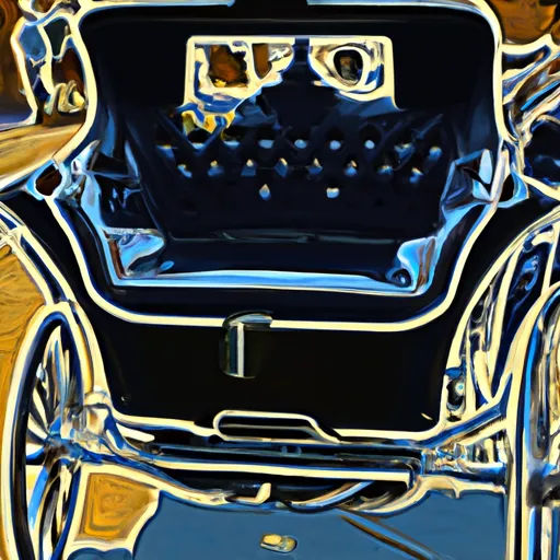 Bild av fyrhjulig vagn med suffletter
