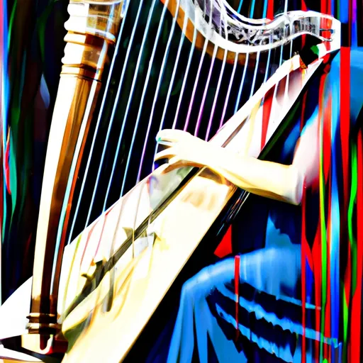 Bild av harpist