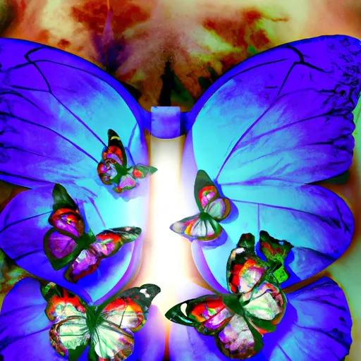 Bild av fjärilar i magen