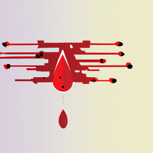 Bild av förlora blod genom sår