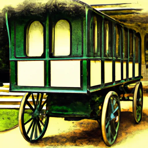 Bild av herrgårdsvagn