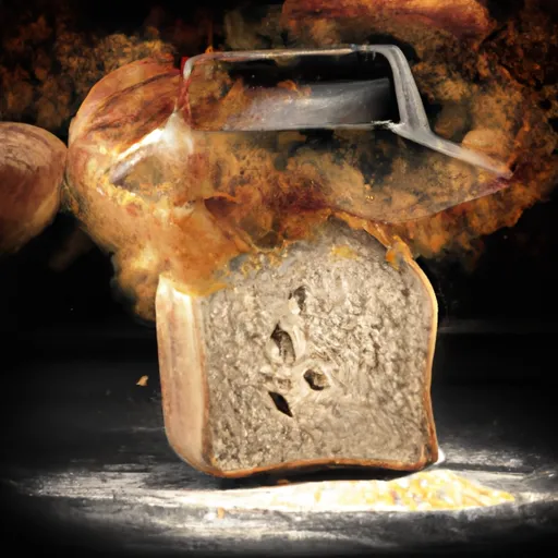 Bild av beredande av bröd