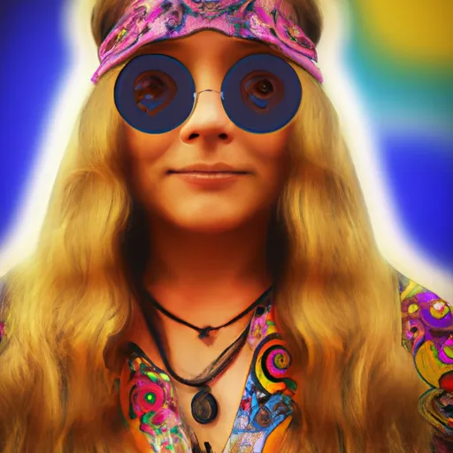 Bild av hippie