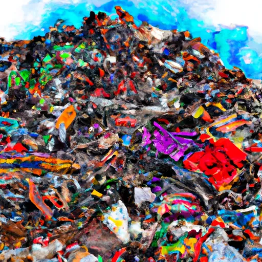 Bild av avfallshög