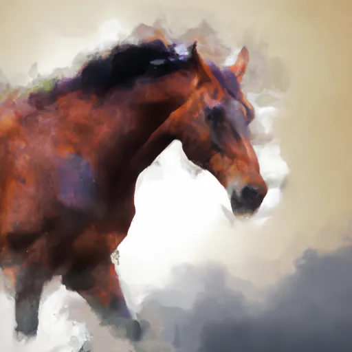 Bild av brun häst