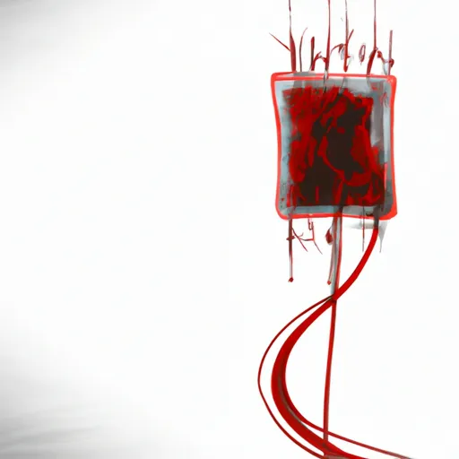 Bild av blodöverföring