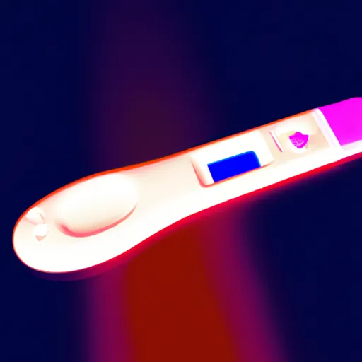 Bild av graviditetstest