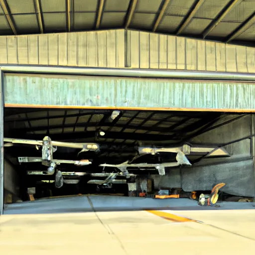 Bild av garage för flygplan