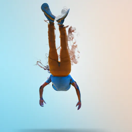 Bild av hoppa på huvudet