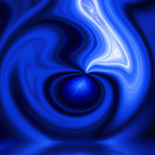 Bild av djupblå