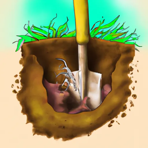 Bild av gräva i