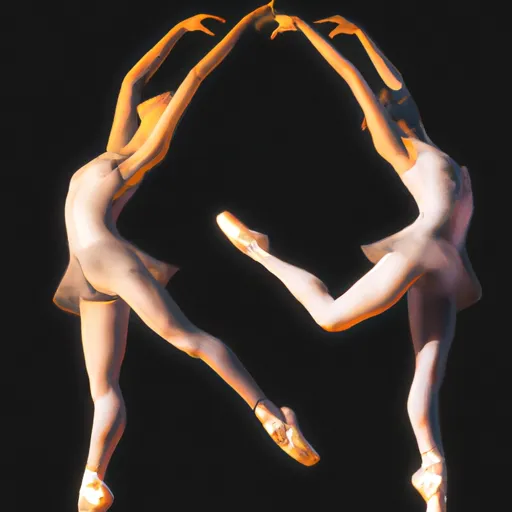 Bild av balettdansare utan solopartier