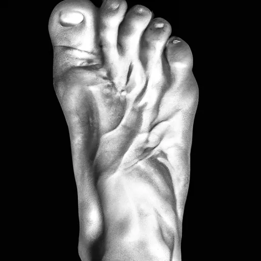 Bild av fotens bakre del