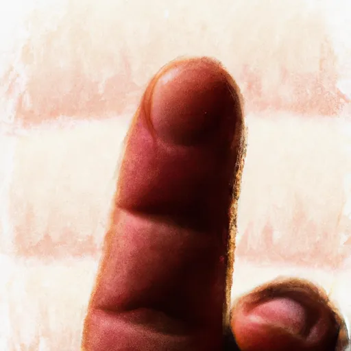 Bild av finger