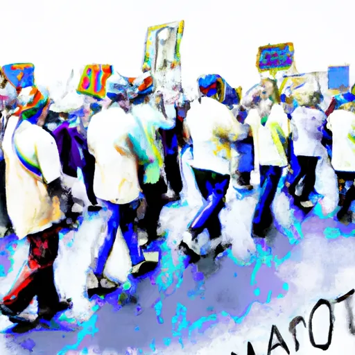 Bild av avbryt marschen
