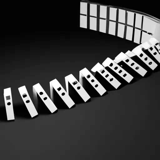 Bild av dominoeffekt