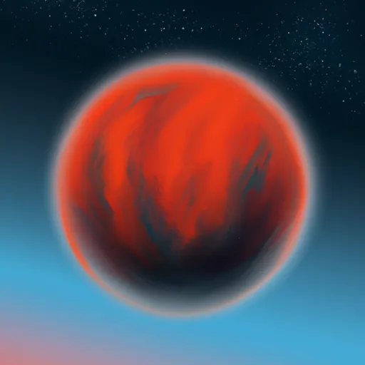 Bild av exoplanet