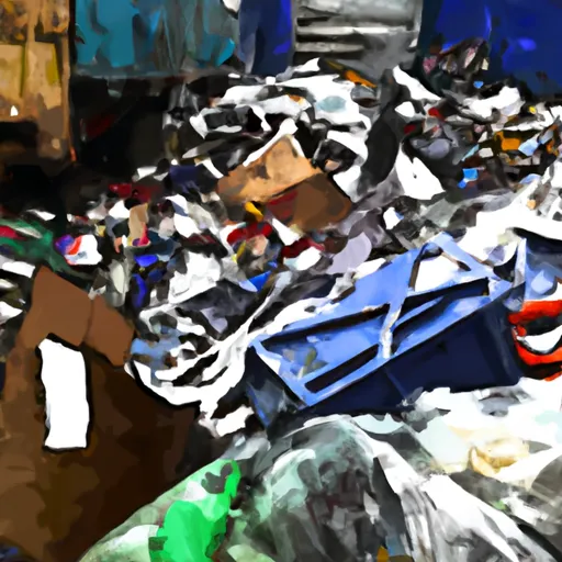 Bild av avfallsupplag