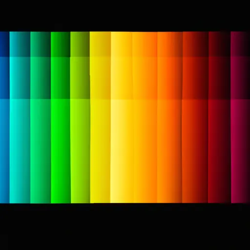 Bild av färgspektrum