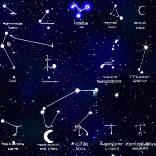 Bild av de tolv stjärnbilderna