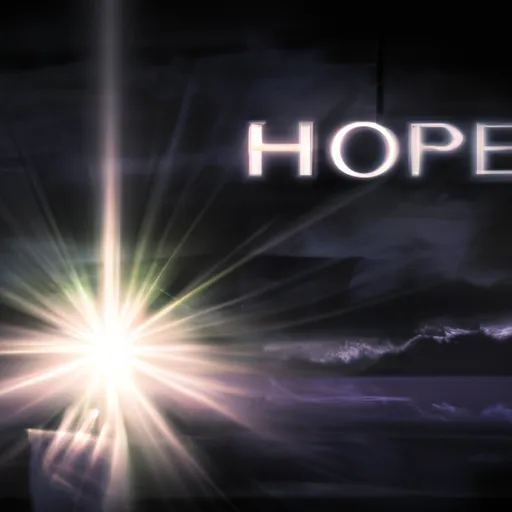 Bild av hopp