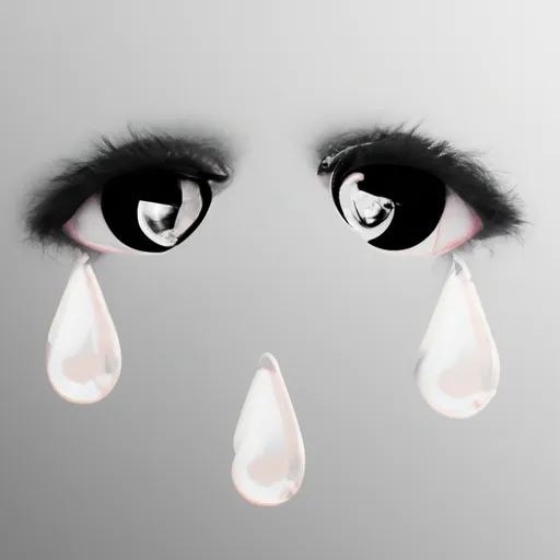 Bild av falska tårar