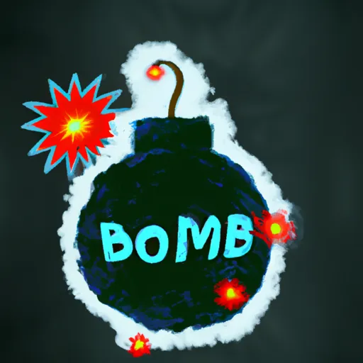 Bild av bomba