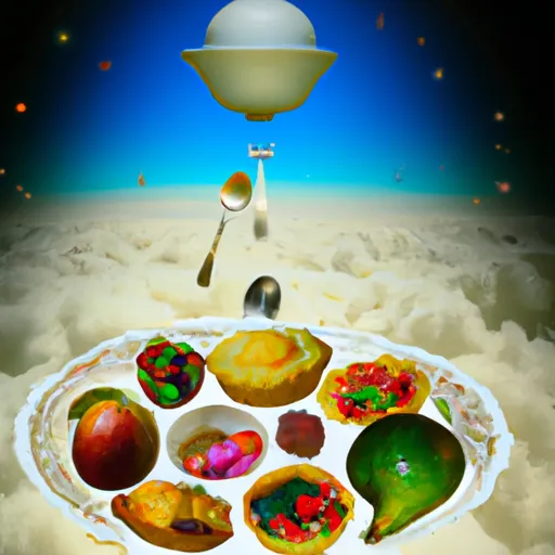 Bild av föda från himlen