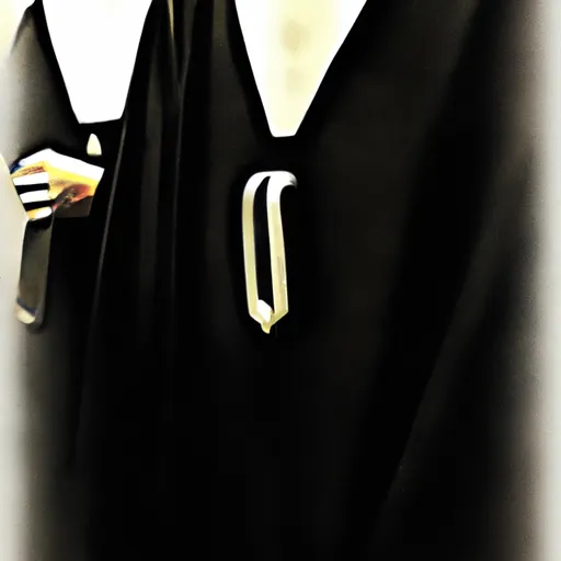 Bild av axelband i prästskrud