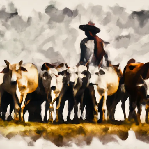 Bild av boskapsherde