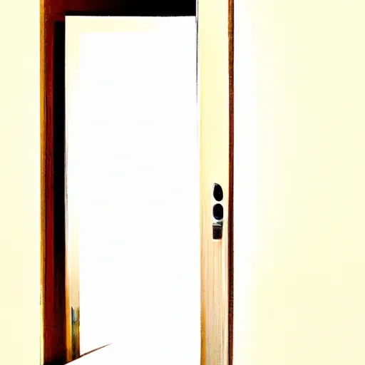 Bild av dörrspringa